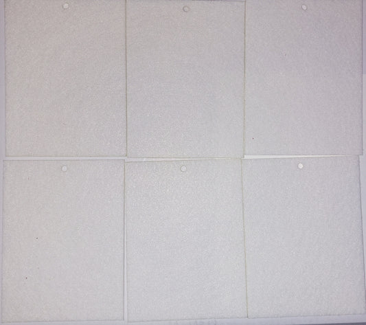 Blank Rectangle Felt Freshies